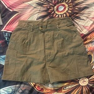 Olive Green Women's Shorts